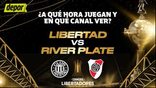 Libertad vs. River: a qué hora juegan y en qué canal ver Copa Libertadores