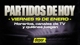 Partidos de hoy, viernes 19 de enero: horario, canales de TV y quiénes juegan