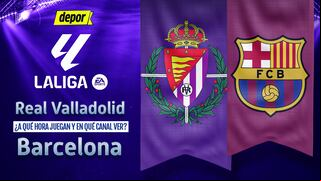 ¿Qué canales transmiten Barcelona vs. Valladolid y a qué hora juegan?