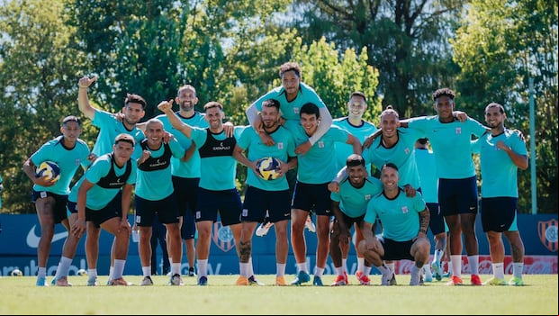 Los blanquiazules cumplieron su segundo día de entrenamientos en Argentina. (Foto: Alianza Lima)