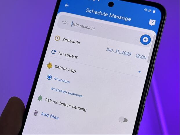 WHATSAPP | Ahora solo deberás programar tu mensaje. (Foto: Depor - Rommel Yupanqui)