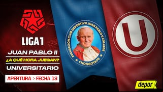 Horarios confirmados: Universitario vs. Juan Pablo II College por Torneo Apertura