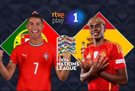 TVE La 1 y RTVE Play transmitieron España vs. Portugal (3-5) en la derrota de la UEFA Nations League