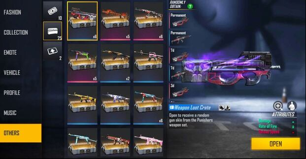 Hay la chance de obtener un skin para tus armas favoritas (Garena)