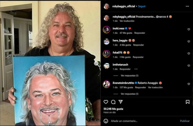 Roberto Baggio incursionaría en la serie 'Narcos 4'. (Foto: robybaggio_official/Instagram).