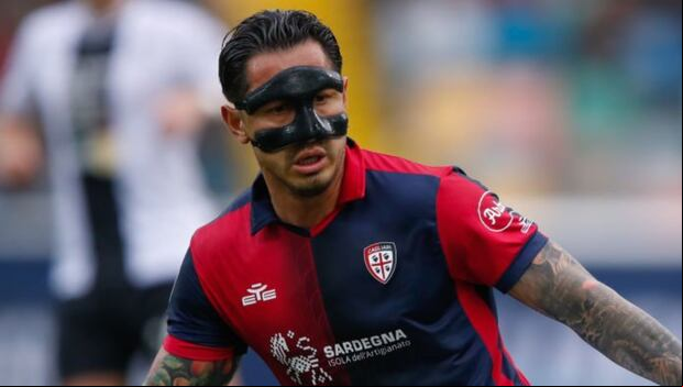Gianluca Lapadula registra dos goles en la temporada 2023-24. (Foto: Getty Images)