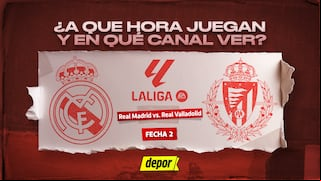 En qué canales pasan Real Madrid vs Valladolid y a qué hora juegan por LaLiga