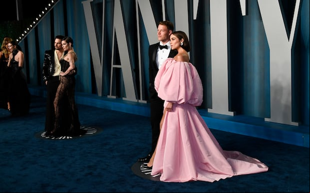 Olivia Culpo y Christian McCaffrey se comprometieron el 2023 (Foto: Patrick T. Fallon / AFP)
