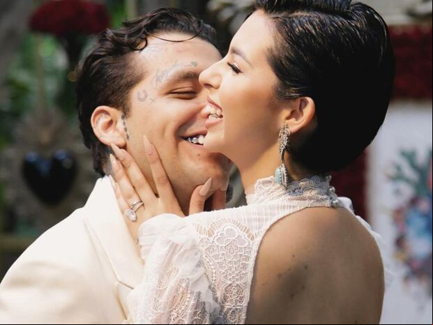 Ángela Aguilar y Christian Nodal sorprenden con una boda íntima en México (Foto: Christian Nodal / Instagram)