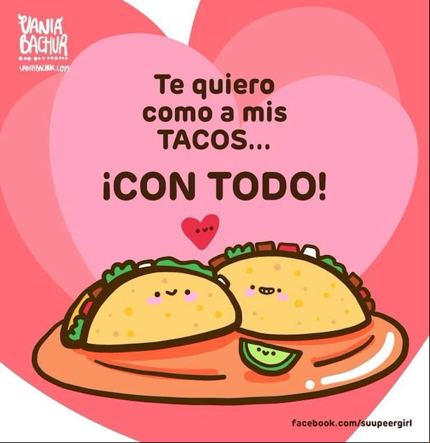 Imágenes por el Día del Taco en México para compartir este 31 de marzo en redes sociales (Foto: Pinterest).
