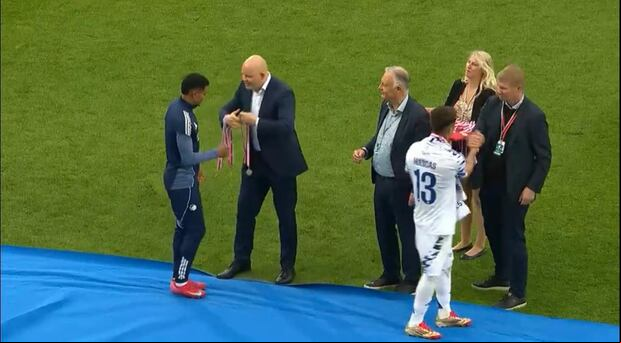 Marcos López también fue galardonado en la premiación de la Copa de Dinamarca. (Foto: Captura X)