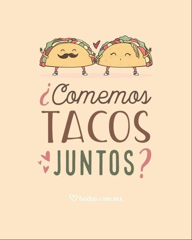 Imágenes por el Día del Taco en México para compartir este 31 de marzo en redes sociales (Foto: Pinterest).