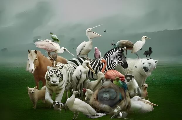 El número de animales que cuentes en la imagen revelará qué personalidad tienes (Foto: GenialGuru).