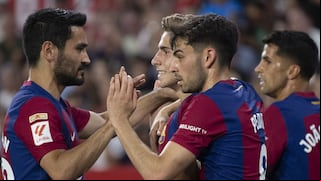 En el último partido de Xavi en el banquillo: Barcelona ganó 2-1 al Sevilla por LaLiga