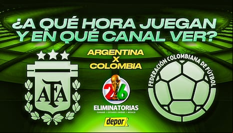 Canales y señales en directo para ver Argentina vs. Colombia: horarios del partido