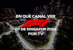 En qué canal se pudo ver GP de Singapur 2024 por TV gratis por Campeonato Mundial de Fórmula 1