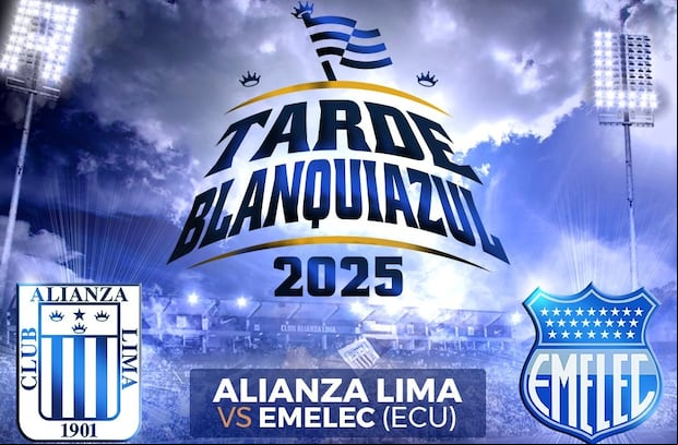 La Tarde Blanquiazul 2025, dónde Alianza Lima presentará al primer equipo para la temporada, será este domingo ante Emelec de Ecuador.