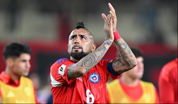 Arturo Vidal regresó a la Selección de Chile. (Foto: AFP)