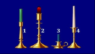 Mira la imagen, indica qué vela encenderías y conocerás lo que te hace falta