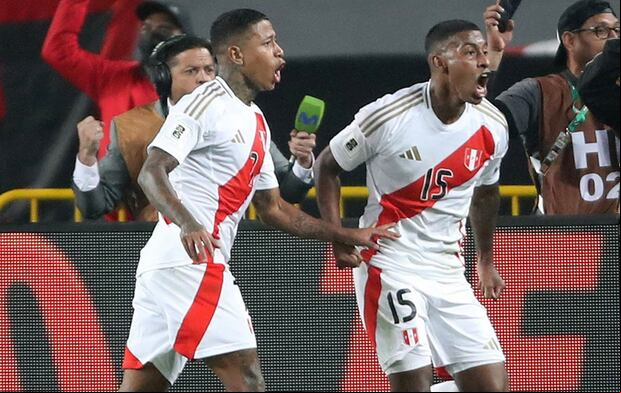 Perú venció 1-0 a Uruguay con gol de Miguel Araujo en la novena fecha de las Eliminatorias al Mundial 2026. (Foto: EFE)