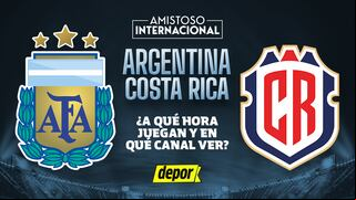 A qué hora ver Argentina-Costa Rica hoy en qué canales pasan el amistoso