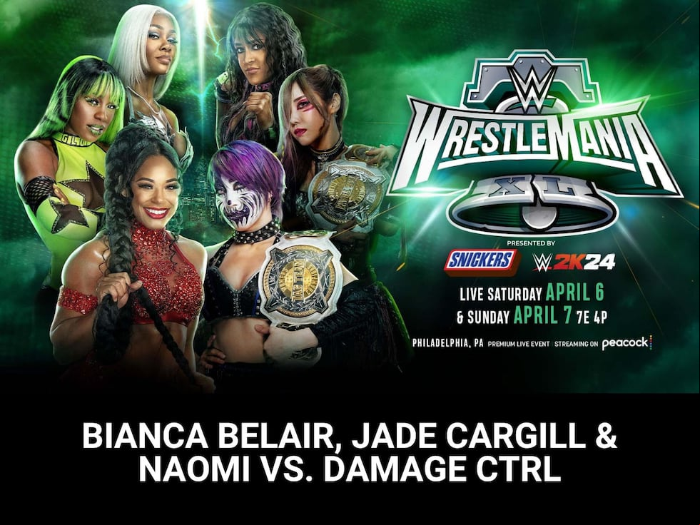Bianca Belair, Jade Cargill y Naomi vs. Damage CTRL (Dakota Kai, Asuka y Kairi Sane)