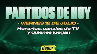 Partidos de hoy, viernes 12 de julio: horarios, cómo ver fútbol y quiénes juegan