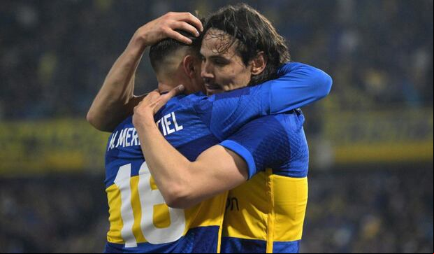 Edinson Cavani se perdió el partido de ida entre Alianza Lima vs. Boca Juniors por la Copa Libertadores (Foto: AFP).