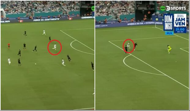 Los dos goles de Argentina sobre Perú en pelota en movimiento.