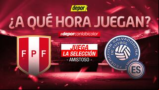 Hora de inicio del Perú vs El Salvador, amistoso en Filadelfia, EE.UU.