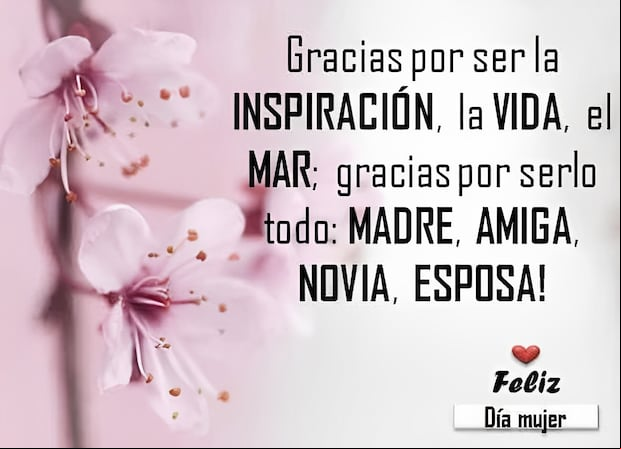 Imágenes para compartir este 8 de marzo por el Día Internacional de la Mujer (Foto: Internet).