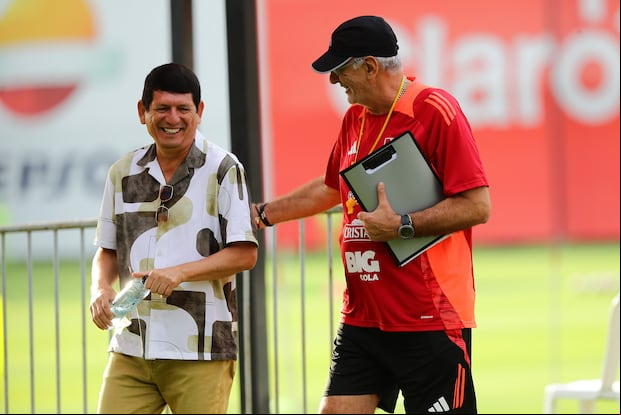 Agustín Lozano no descarta al Estadio Monumental como sede fija de la Selección Peruana para las Eliminatorias. (Fotos Jesús Saucedo/@photo.gec)
