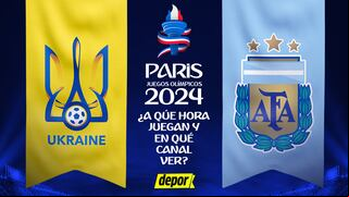 Argentina vs. Ucrania: a qué hora juegan y en qué canales TV ver fútbol en París 2024