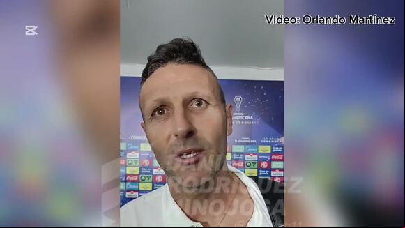 Walter Ribonetto, DT de Melgar, valoró el triunfo de su equipo en Copa Sudamericana. (Video: @danielfrh11)