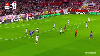 Latigazo y adentro: golazo de Fermín López para el 2-1 en Barcelona vs Sevilla