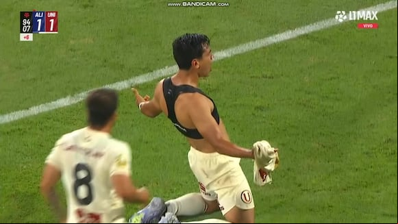 José Rivera marcó el 1-1 de Universitario sobre Alianza Lima. (Video: L1 MAX)
