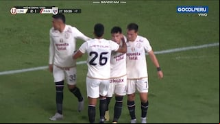 ¡Con suspenso! Gol de José Rivera para el 2-1 de Universitario vs. Panamá en la ‘Noche Crema’