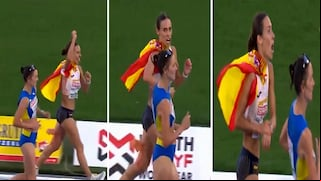 Video Viral: Atleta española perdió medalla por celebrar antes de tiempo