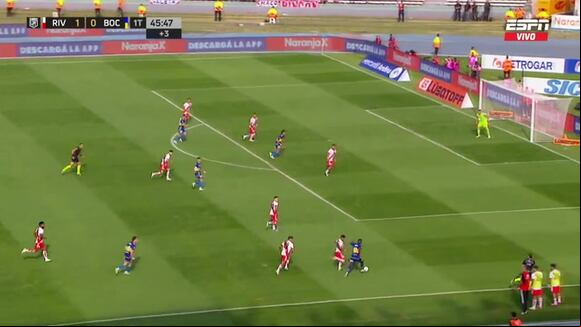 Miguel Merentiel puso el 1-1 del Superclásico Boca vs. River. (Video: ESPN)