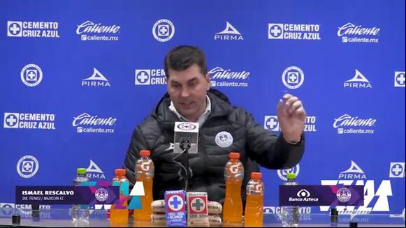 Conferencia de prensa del entrenador Ismael Rescalvo, tras el duelo ante Cruz Azul. (Video: @MazatlanFC)