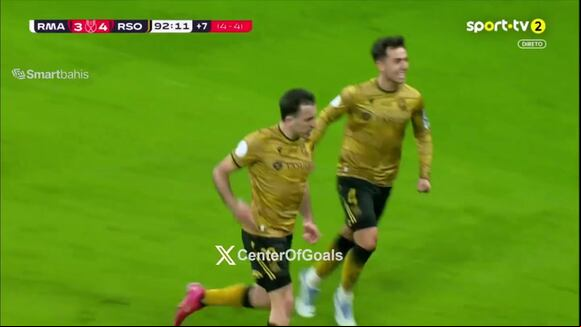 Doblete de Mikel Oyarzabal para el 4-3 del Real Madrid vs. Real Sociedad por la Copa del Rey 2025 (Video: SportTV).