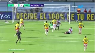 ¡Era el 1-0! Edison Flores tuvo la ventaja de Perú vs. Colombia en Barranquilla