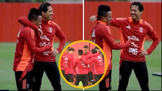 Selección peruana: Así fue el reencuentro de Gianluca Lapadula y Christian Cueva en Videna
